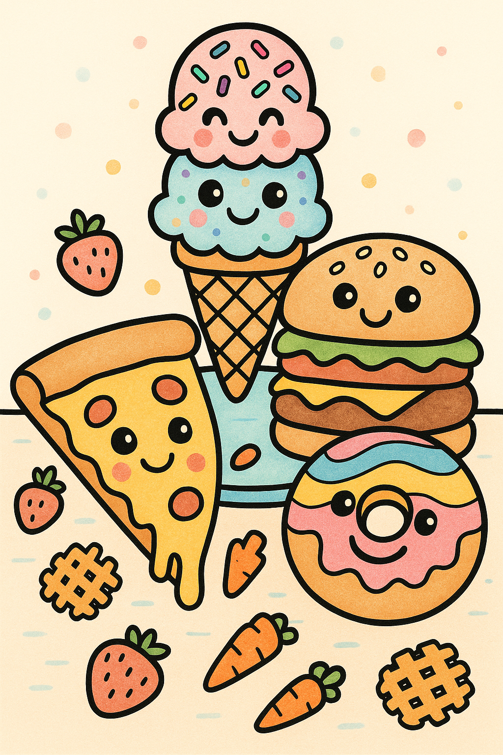 Food Coloring Pages
