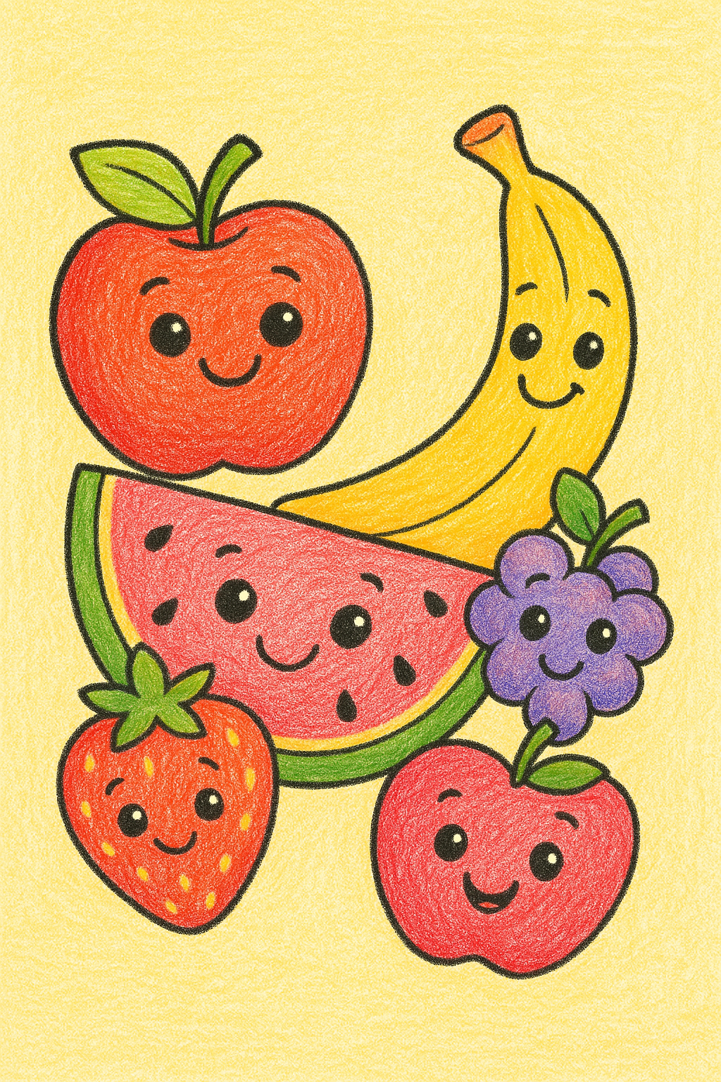 Fruits Coloring Pages