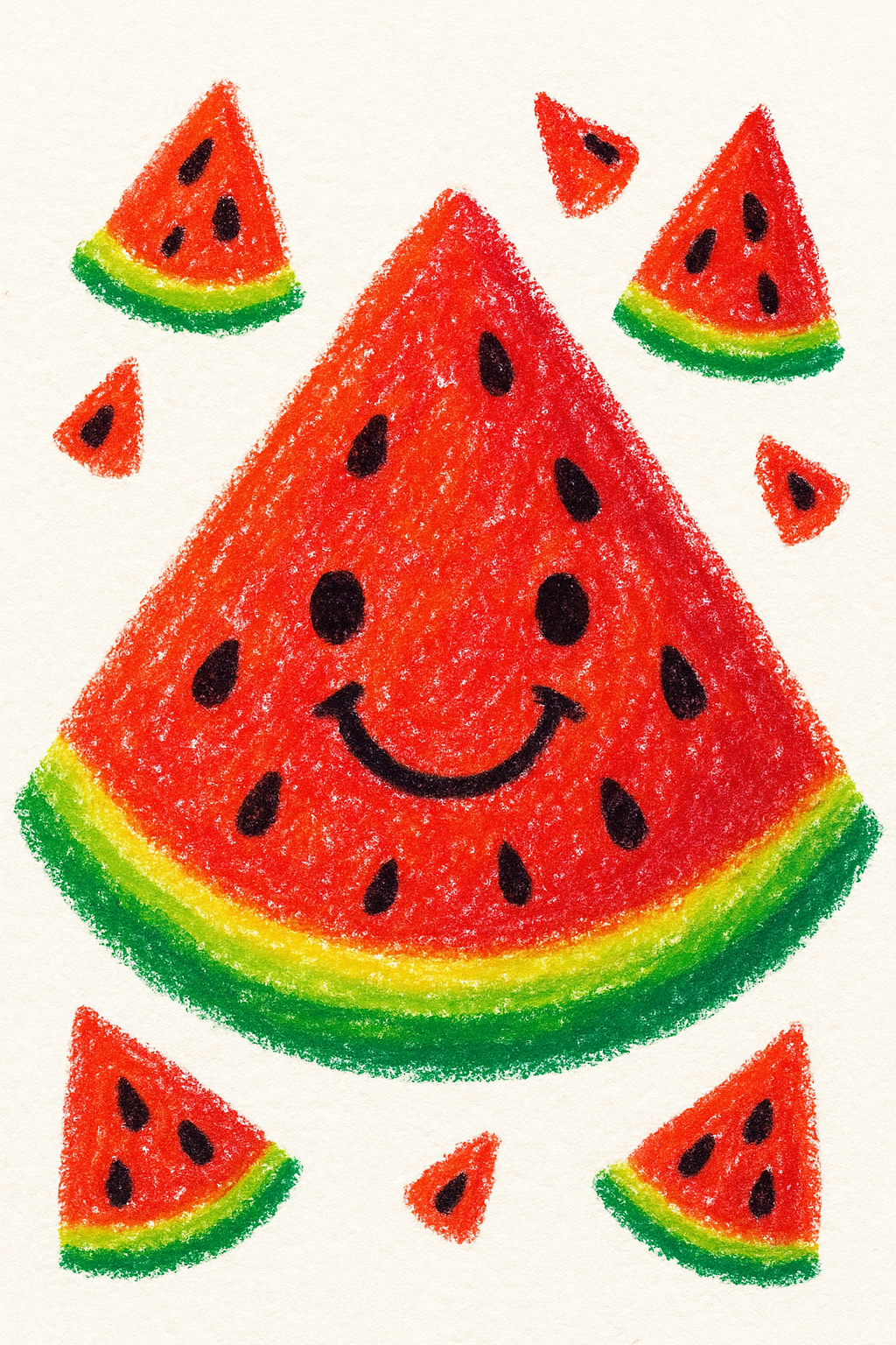 Watermelon Coloring Pages
