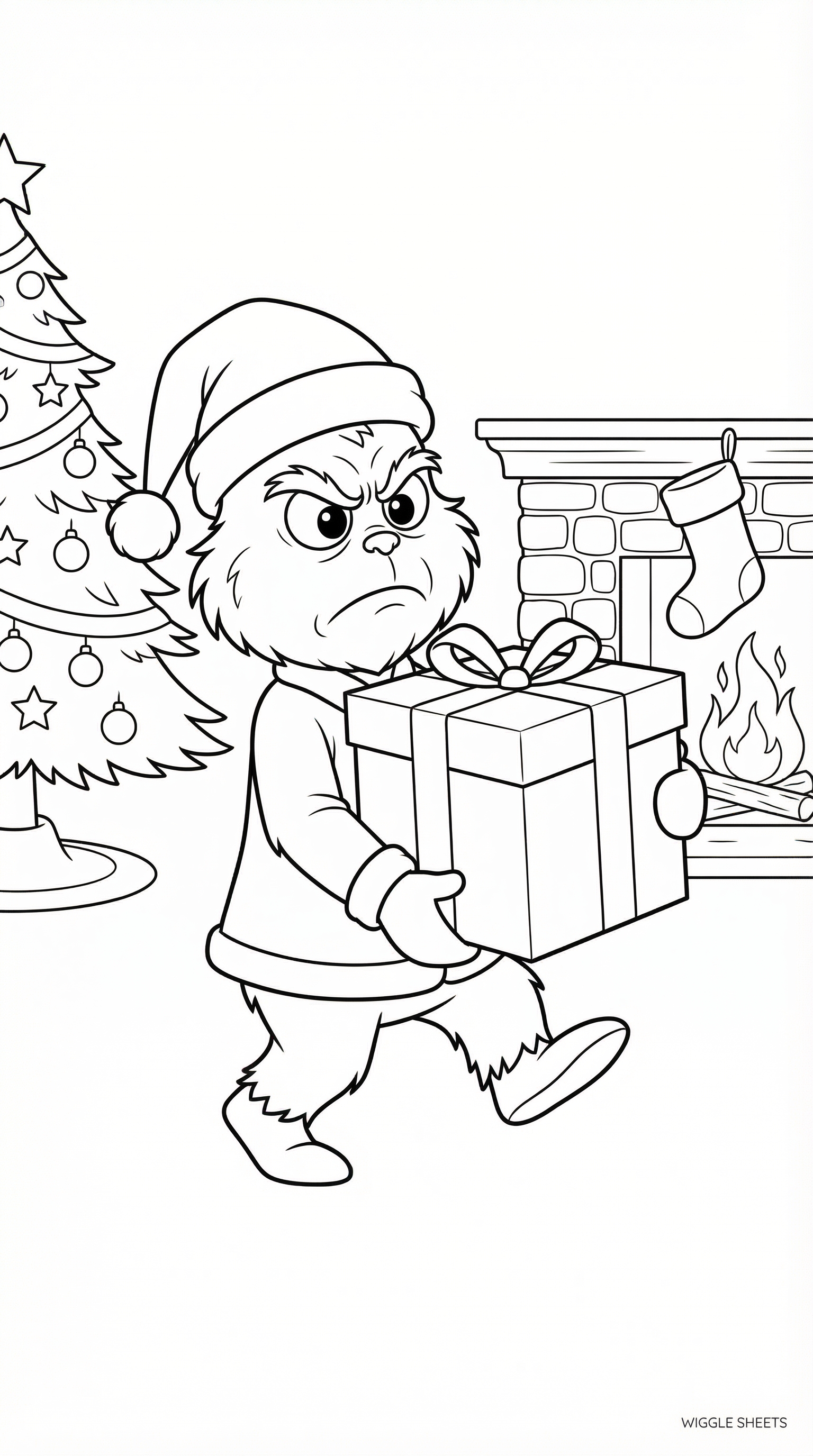 Grinch Grinch Christmas Coloring Page