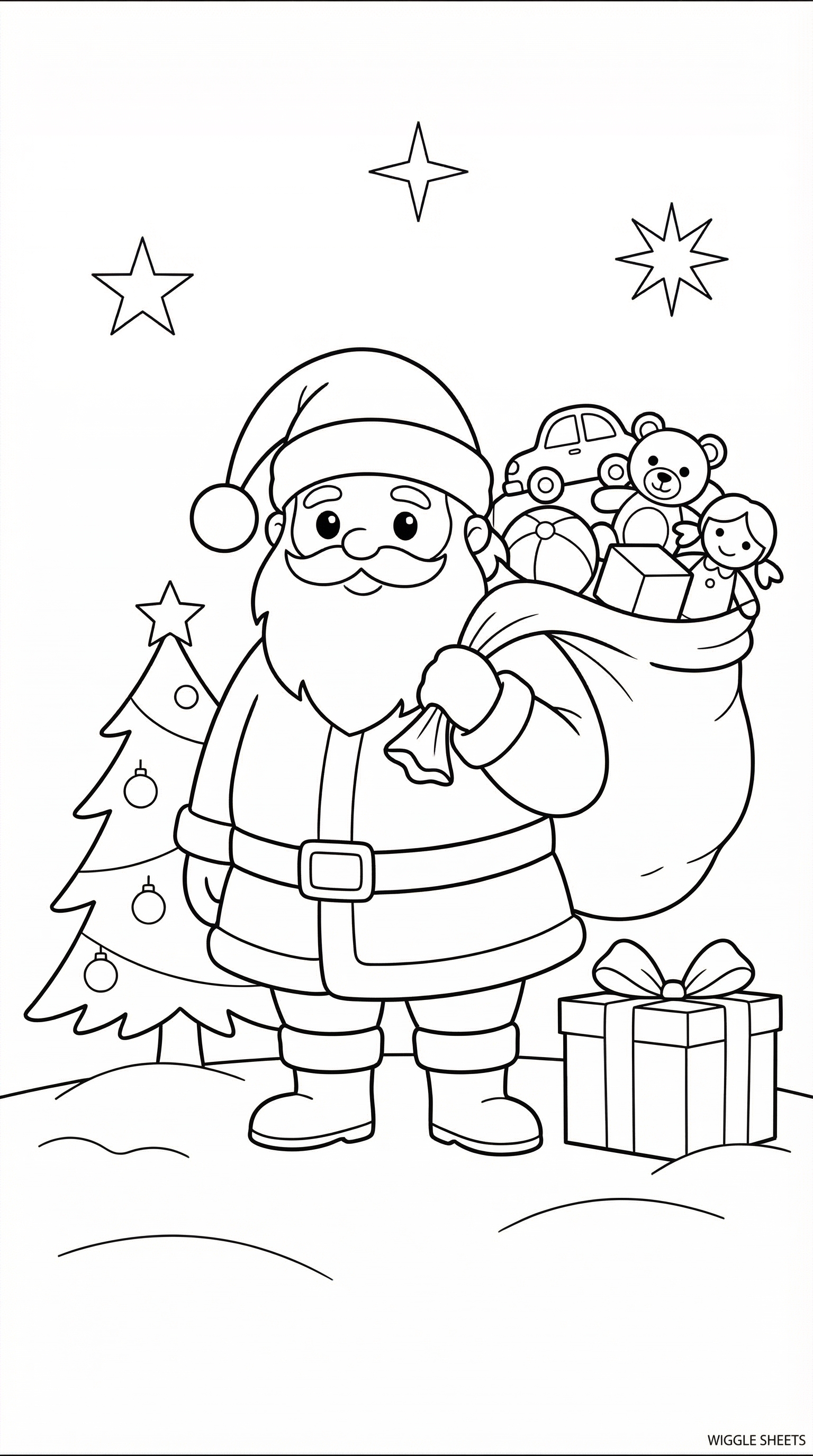 Santa Claus Coloring Page