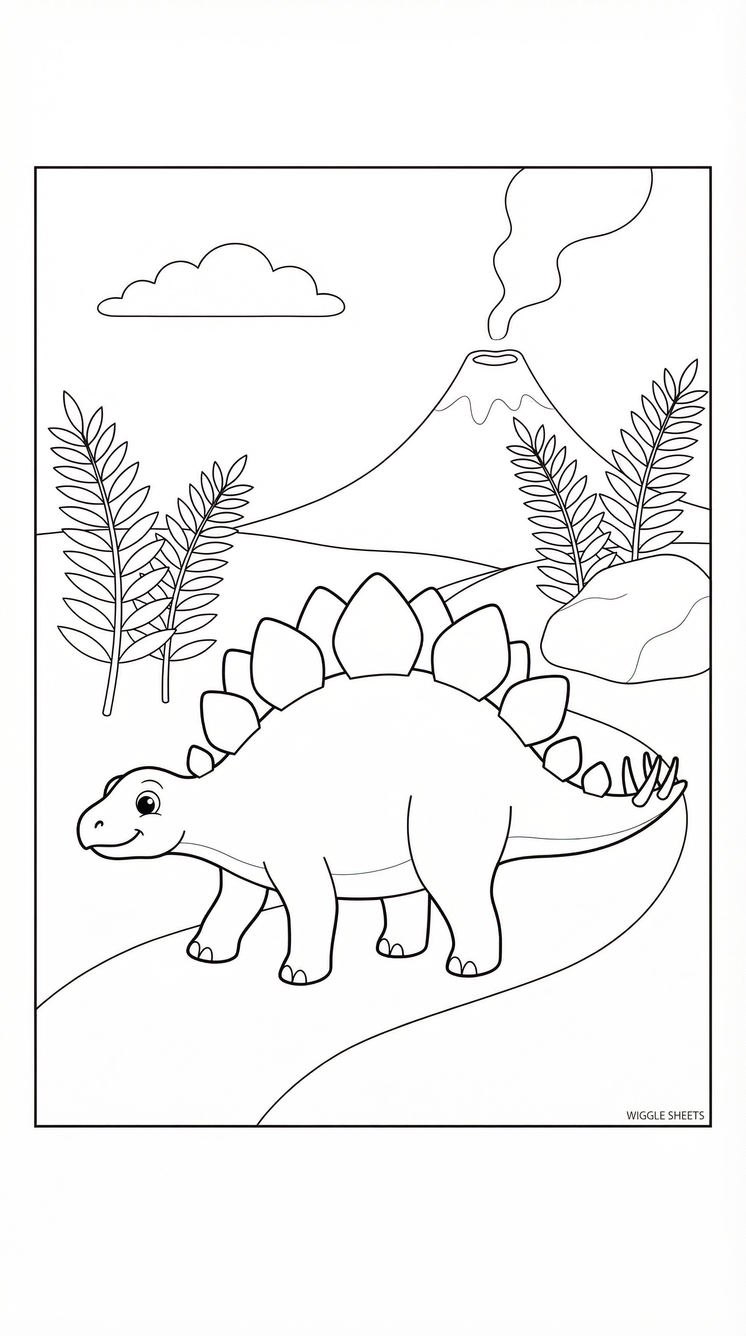 Dinosaur Coloring Page