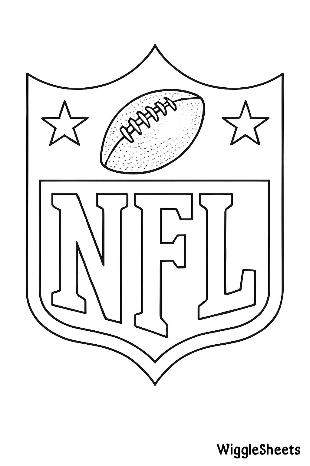 NFL Logo Coloring Page