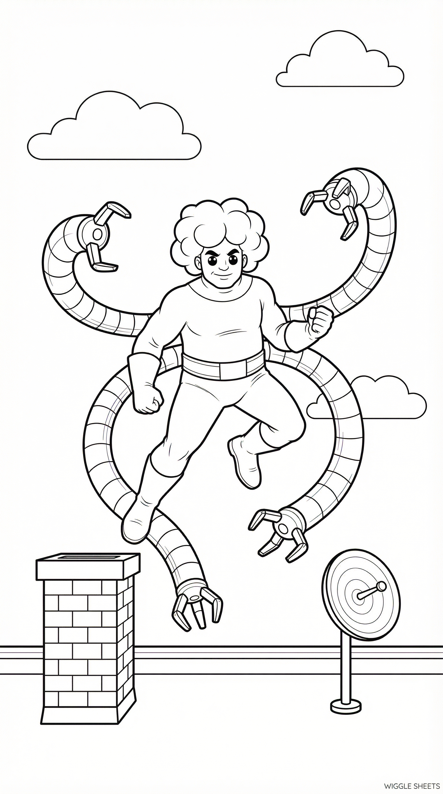 Doctor Octopus Coloring Page