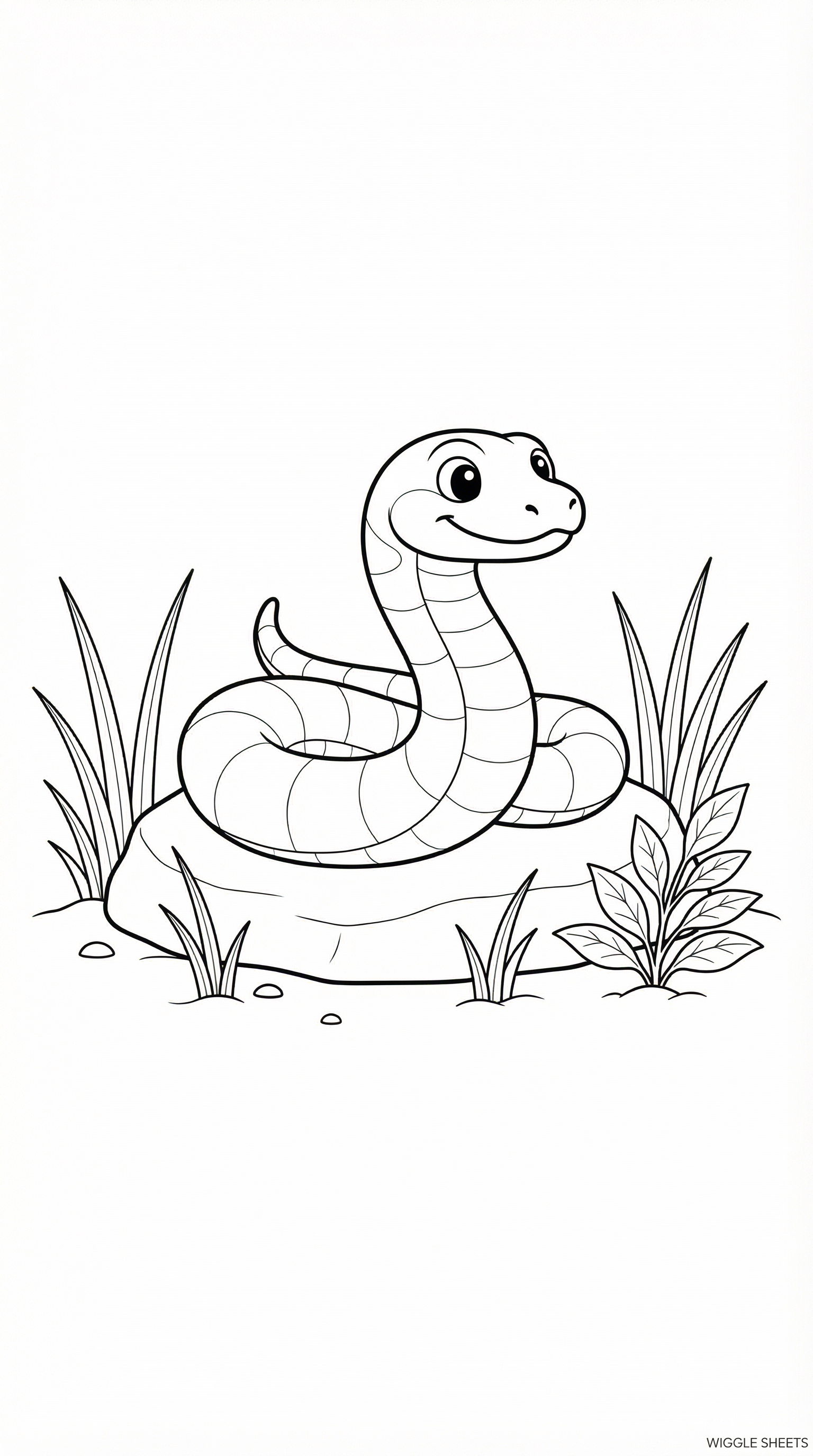 Snake Coloring Page