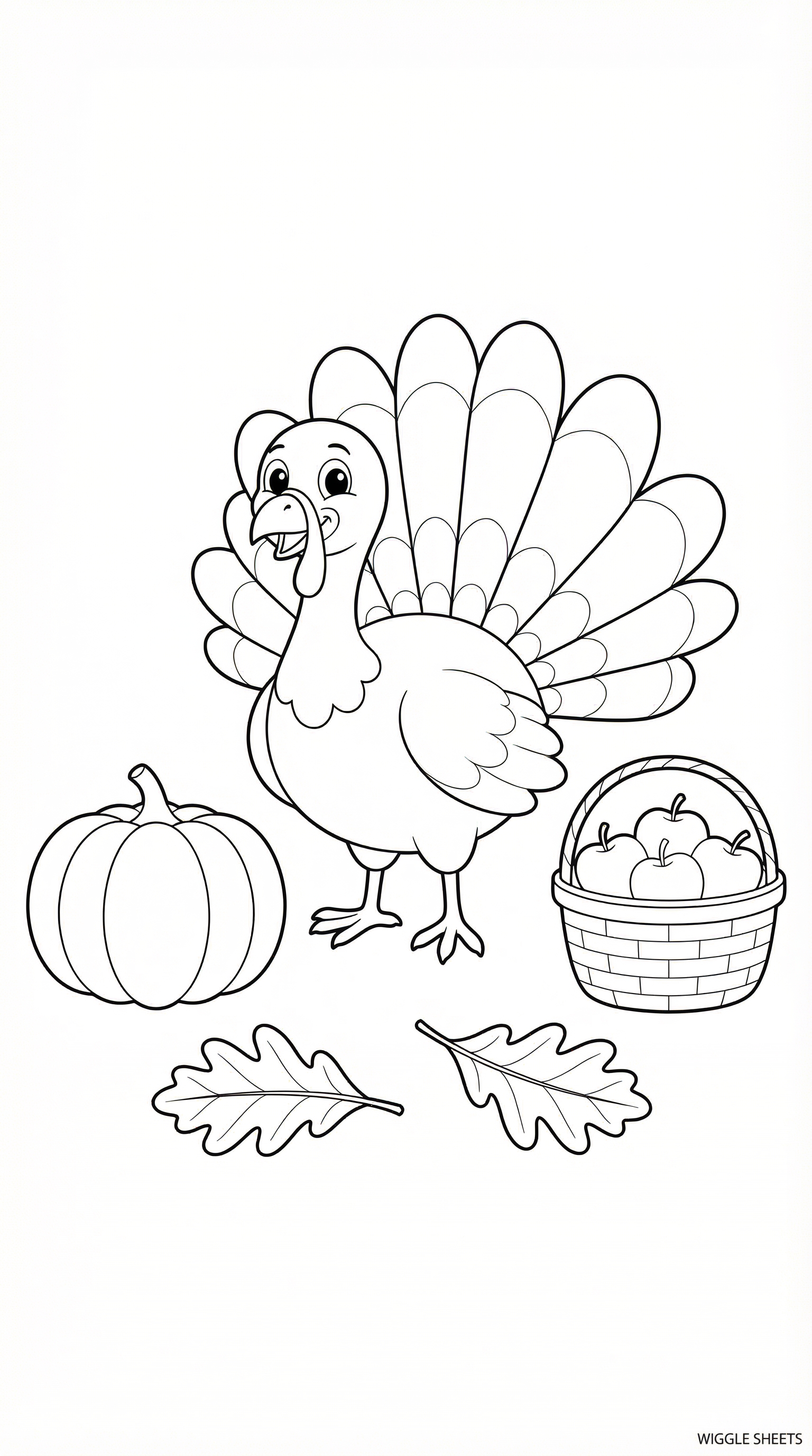 Happy Thanksgiving Coloring Page