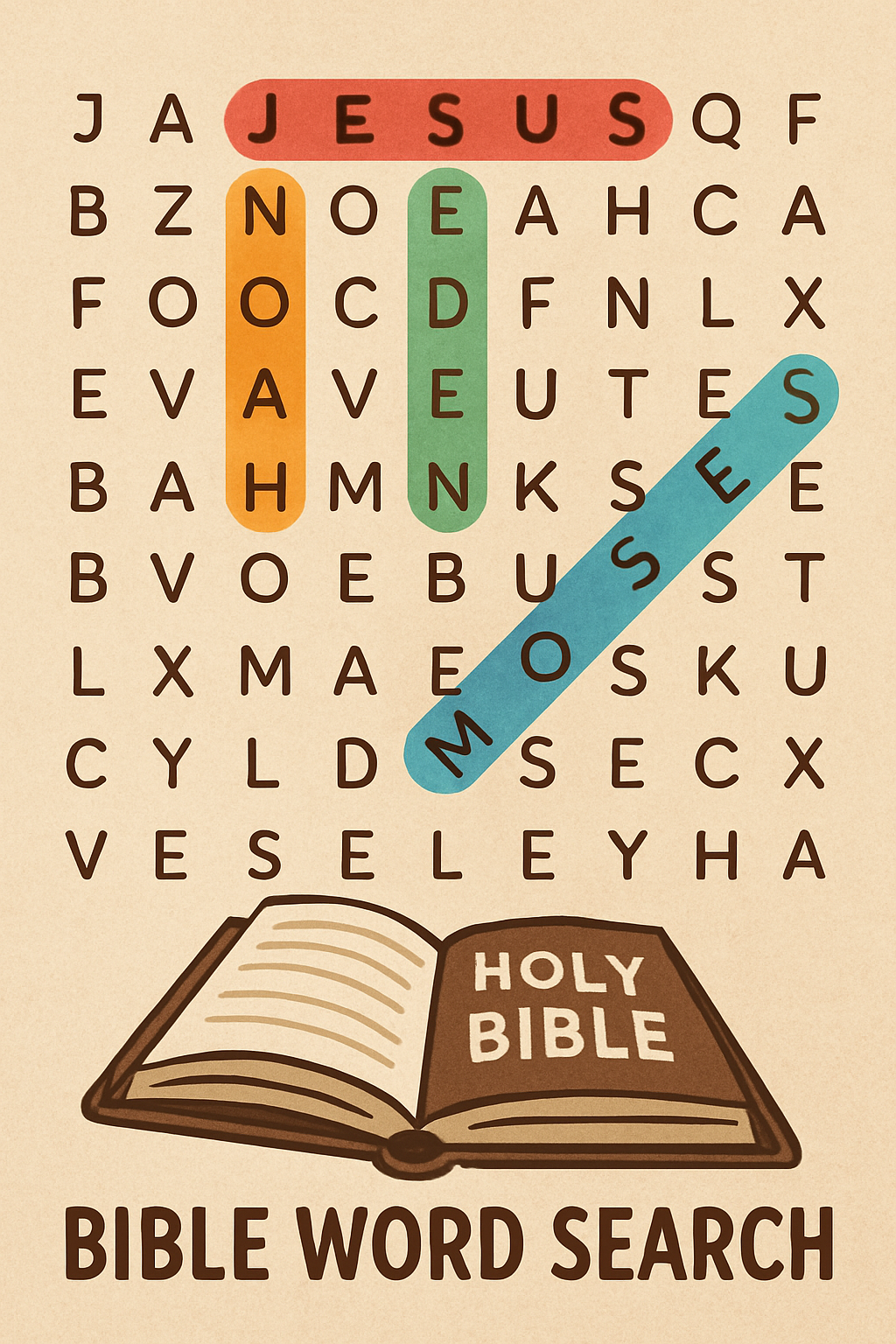 Bible Word Search Category