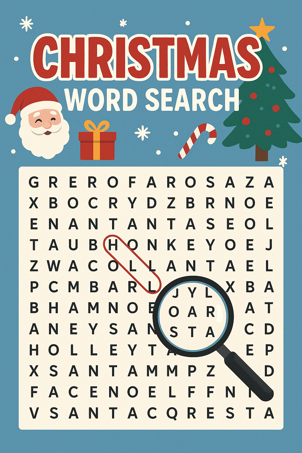 Christmas Word Search Category