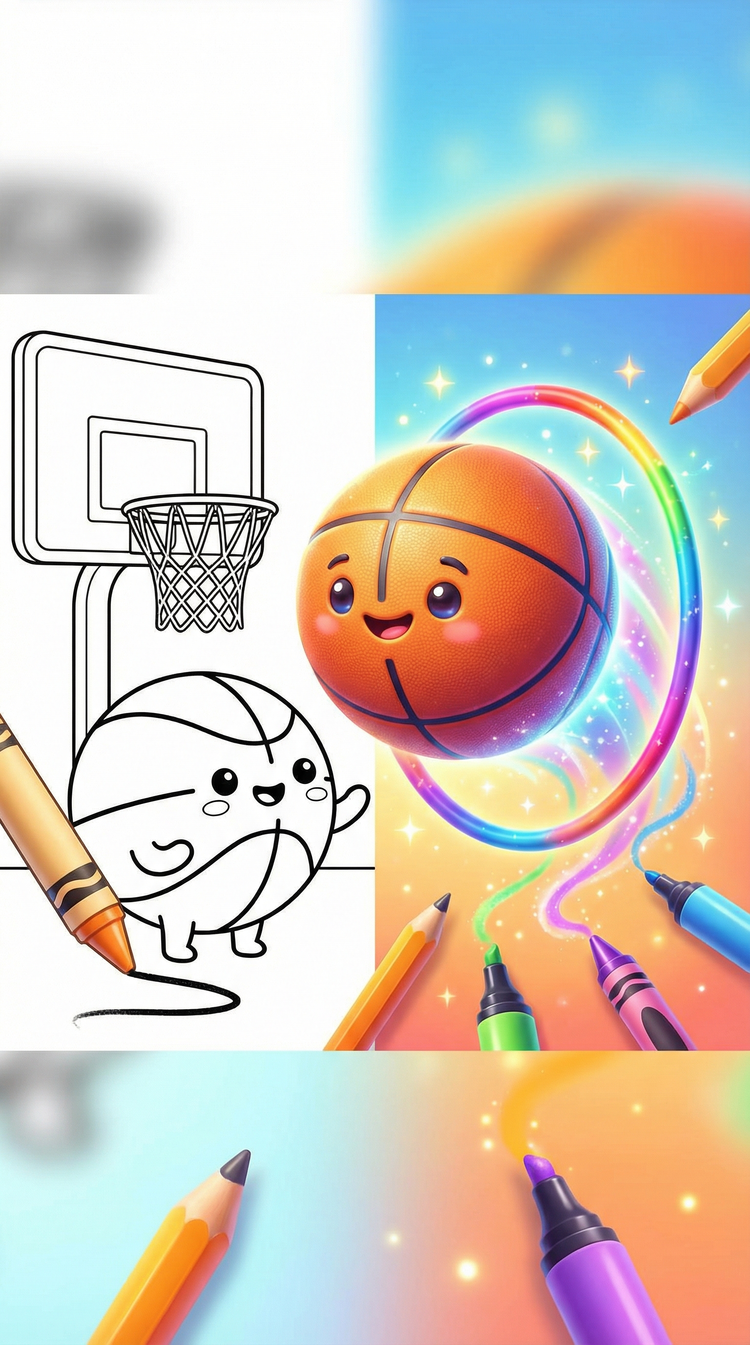 Basketball Coloring Pages