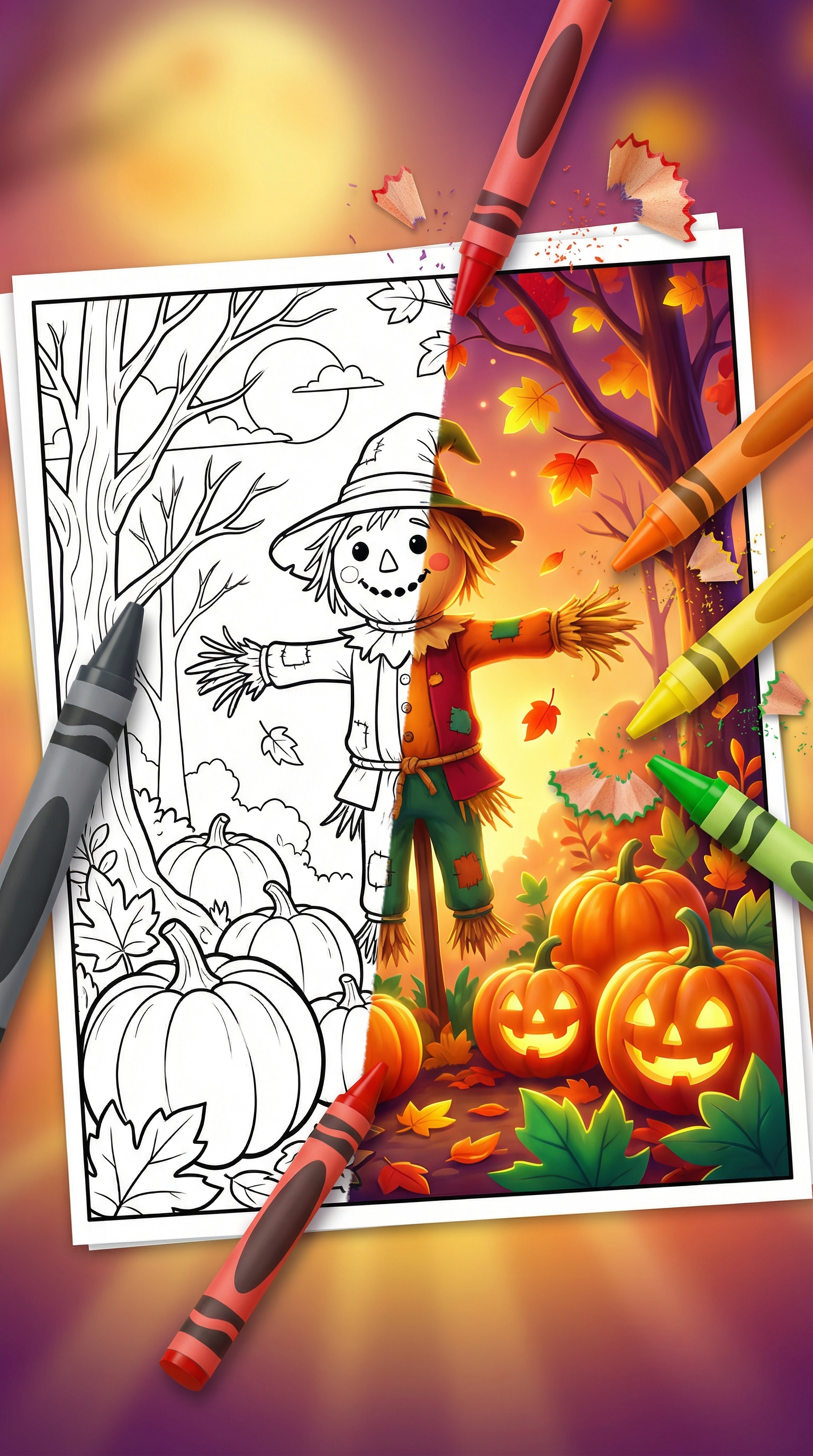 Fall Season Coloring Pages