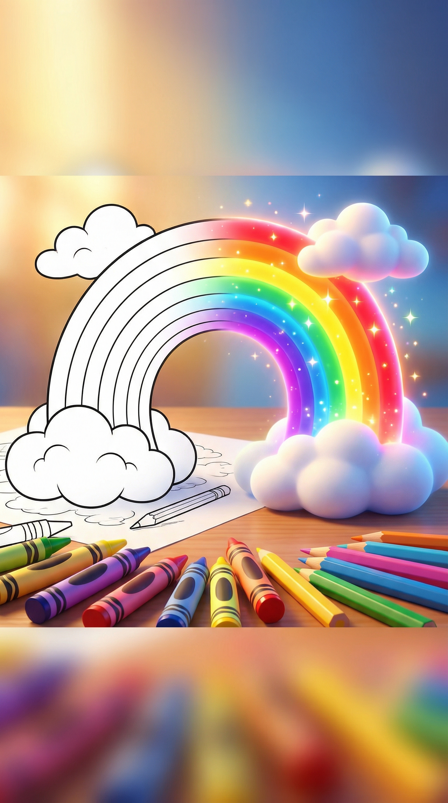 Rainbow Coloring Pages