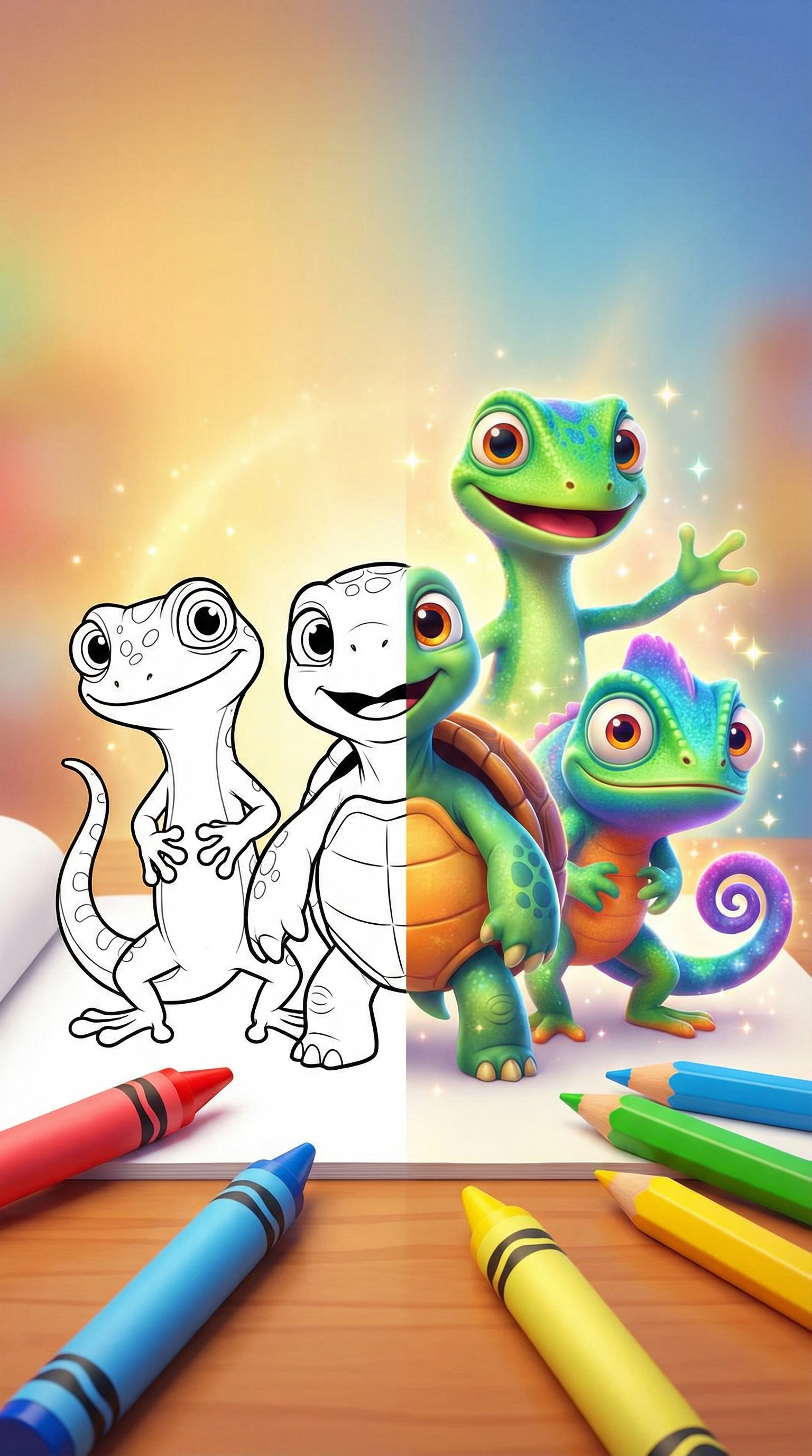 Reptiles Coloring Pages